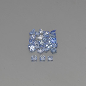 1,21 ct natürliche blauer Saphir-Edelsteine, Quadrat, VVS-VS