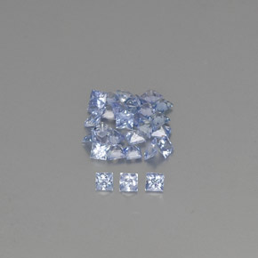  ct natürliche blauer Saphir-Edelsteine, Quadrat, VVS-VS