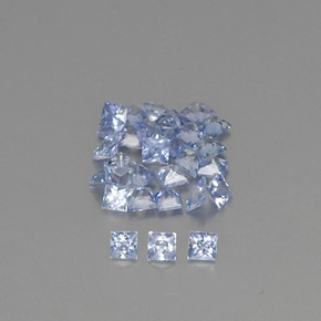  ct natürliche blauer Saphir-Edelsteine, Quadrat, VVS-VS