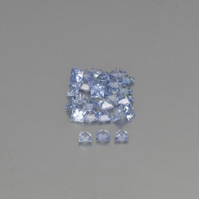  ct natürliche blauer Saphir-Edelsteine, Quadrat, VVS-VS