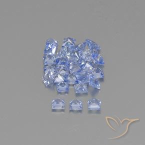 2.25 ct natürliche hellblau Saphir-Edelsteine, Quadrat, VVS-VS