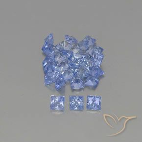 2,59 ct natürliche blauer Saphir-Edelsteine, Quadrat, VVS-VS