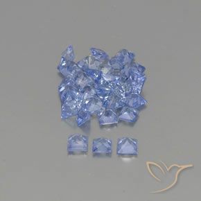 2,59 ct natürliche blauer Saphir-Edelsteine, Quadrat, VVS-VS