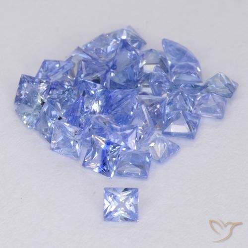 2.22 ct natürliche hellblau Saphir-Edelsteine, Quadrat, VVS-VS