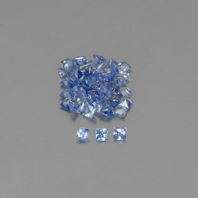  ct natürliche blauer Saphir-Edelsteine, Quadrat, VVS-VS