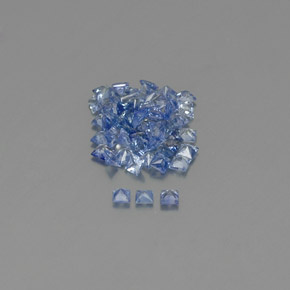  ct natürliche blauer Saphir-Edelsteine, Quadrat, VVS-VS