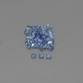  ct natürliche blauer Saphir-Edelsteine, Quadrat, VVS-VS
