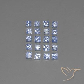 2,39 ct natürliche blauer Saphir-Edelsteine, Quadrat, VVS-VS