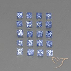 2.17 ct natürliche Pastellblau Saphir-Edelsteine, Quadrat, VVS-VS