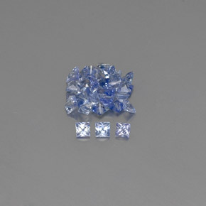  ct natürliche blauer Saphir-Edelsteine, Quadrat, VVS-VS