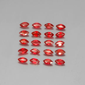 3,13 ct natürliche orangefarbener Saphir-Edelsteine, Marquise, VS-SI