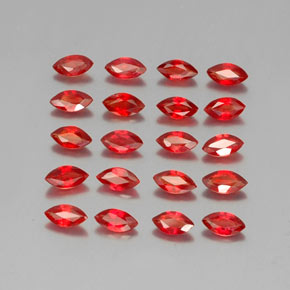 3,13 ct natürliche orangefarbener Saphir-Edelsteine, Marquise, VS-SI