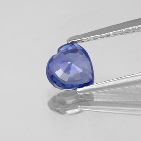 1,16 ctw natürlicher blauer Saphir, Herzform, VVS-VS