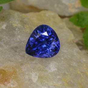 1,53 ctw natürlicher blauer Saphir, Birnenform, VVS-VS
