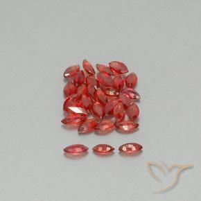 2.76 ct natürliche dunkelrot Saphir-Edelsteine, Marquise, VS-SI