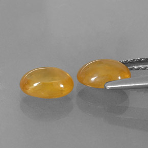  ct natürliche gelber Saphir-Edelsteine, Transparent, Transparent / Lichtdurchlässig
