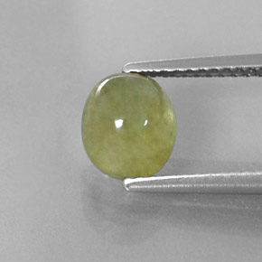 2,30 ctw natürlicher grüner Saphir, Transparent, Transparent / Lichtdurchlässig