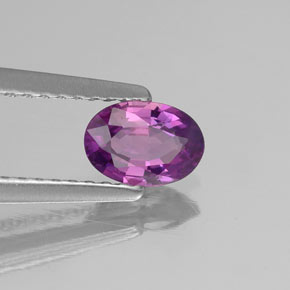 0,54 ctw natürlicher violetter Saphir, Oval Schliff, VS