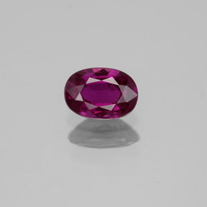 0,62 ctw natürlicher violetter Saphir, Oval Schliff, VVS-VS