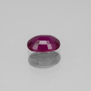 0,62 ctw natürlicher violetter Saphir, Oval Schliff, VVS-VS