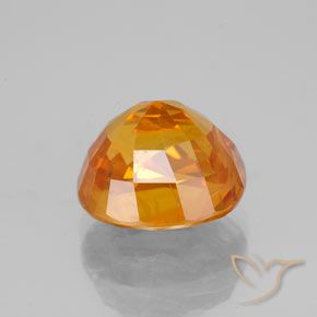 9,17 ctw natürlicher Aprikose Orange Saphir, Oval, VS-SI