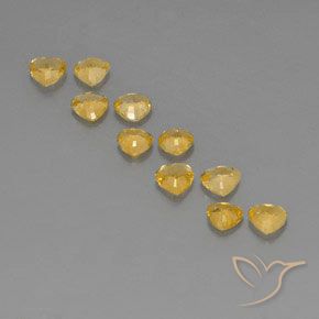 3.73 ct natürliche Mittleres Gold Saphir-Edelsteine, Trillion, VVS-VS