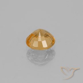 9,17 ctw natürlicher Mittelgold Saphir, Runden, VS-SI