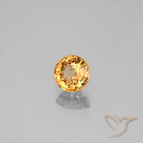 9,17 ctw natürlicher Golden Saphir, Runden, VS