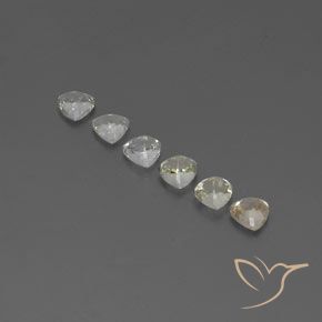 1.89 ct natürliche Blasses Gelb Saphir-Edelsteine, Trillion, VVS-VS