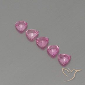 1.69 ct natürliche Pink Saphir-Edelsteine, Trillion, VS