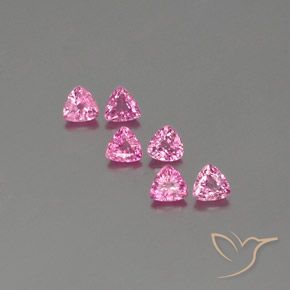 1.60ctw Natürlicher Königslila Rosa Saphir, Trillion, VS