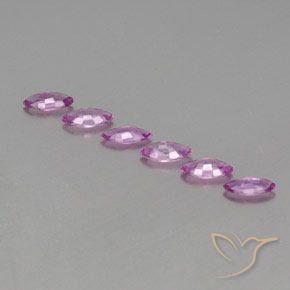 1.64 ct natürliche Rosaig-lila Saphir-Edelsteine, Marquise, VS