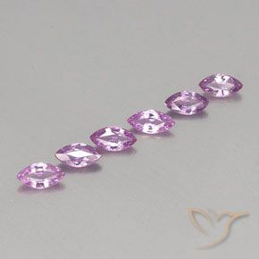1.75 ct natürliche Rosaig-lila Saphir-Edelsteine, Marquise, VS