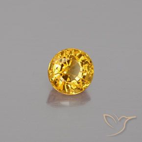 9,17 ctw natürlicher Golden Saphir, Runden, VS