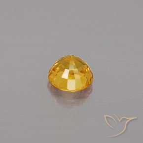 9,17 ctw natürlicher Golden Saphir, Runden, VS