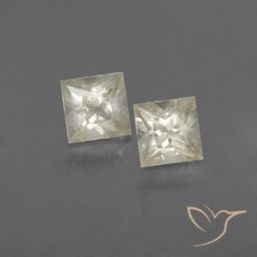 0.96 ct natürliche hellgelb Saphir-Edelsteine, Quadrat, VVS-VS