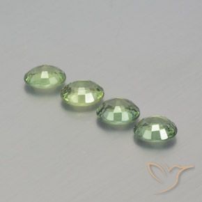 1.76 ct natürliche Helles Salbeigrün Saphir-Edelsteine, Oval, VS