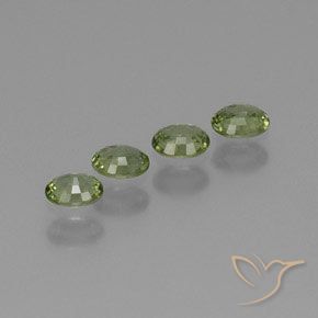 1.73 ct natürliche Warmes Waldgrün Saphir-Edelsteine, Oval, VS