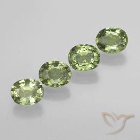 1.84 ct natürliche Mittelgrün Saphir-Edelsteine, Oval, VS