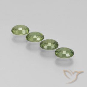 1.69 ct natürliche Waldgrün Saphir-Edelsteine, Oval, VS