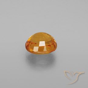 9,17 ctw natürlicher hellorange Saphir, Oval, VS-SI