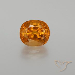 3.07ct Natürlicher tieforange Saphir, Oval, VS