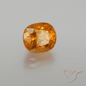 9,17 ctw natürlicher tieforange Saphir, Oval, VS