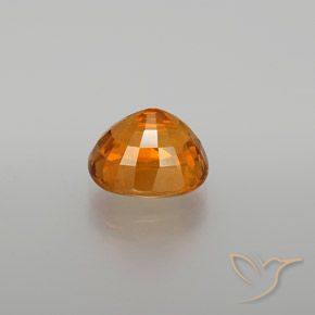 9,17 ctw natürlicher tieforange Saphir, Oval, VS