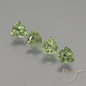 1.46ctw Natürlicher Waldgrün Saphir, Trillion, VS