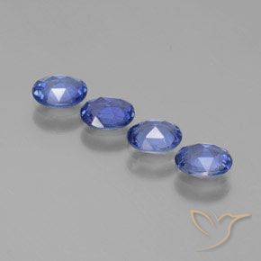 1.52 ct natürliche Mittleres Marineblau Saphir-Edelsteine, Oval Schliff, VS