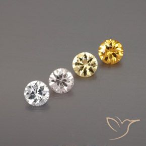 1.46 ct natürliche Mehrfarbig Saphir-Edelsteine, Runden, VS