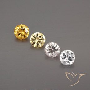 1.46 ct natürliche Mehrfarbig Saphir-Edelsteine, Runden, VS