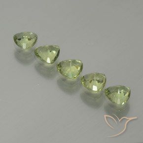 1.82 ct natürliche Mittelgrün Saphir-Edelsteine, Trillion, VS