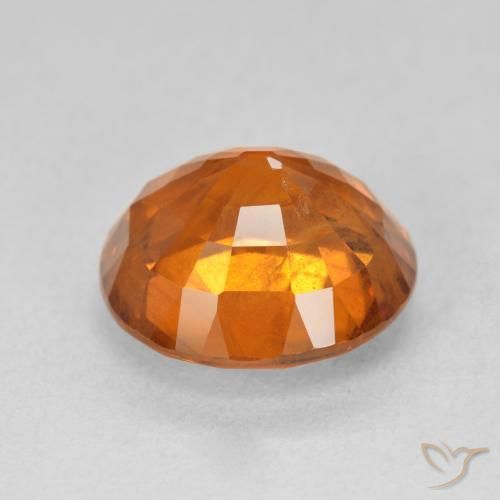 9,17 ctw natürlicher tieforange Saphir, Oval, SI